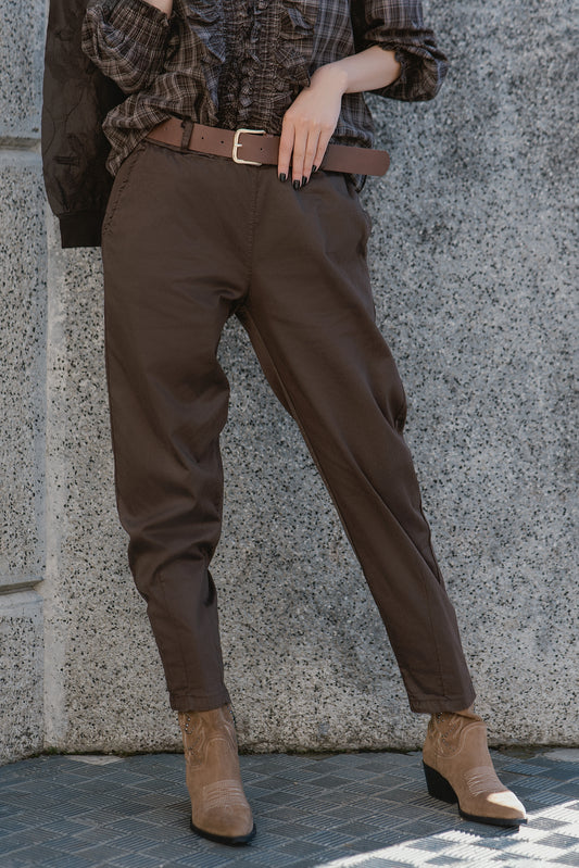 Pantalón Jogger Italiano Café