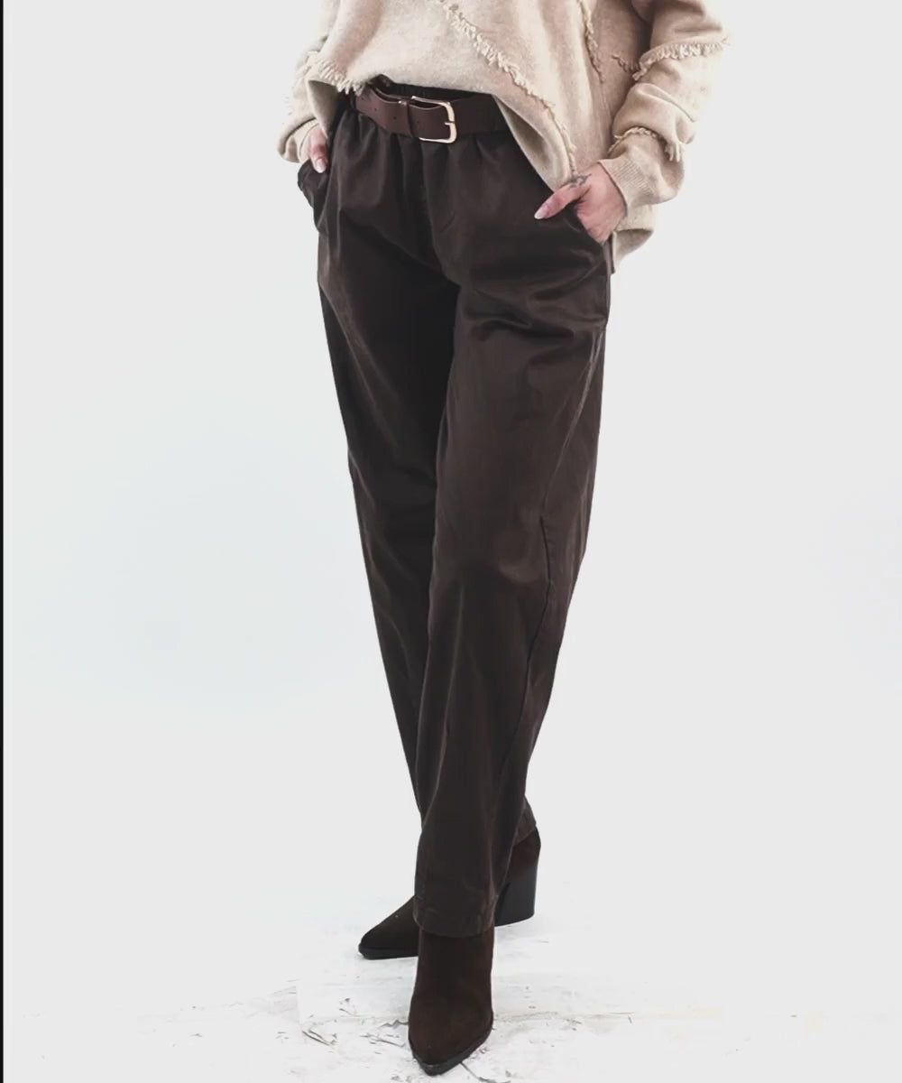 Pantalón Jogger Italiano Café